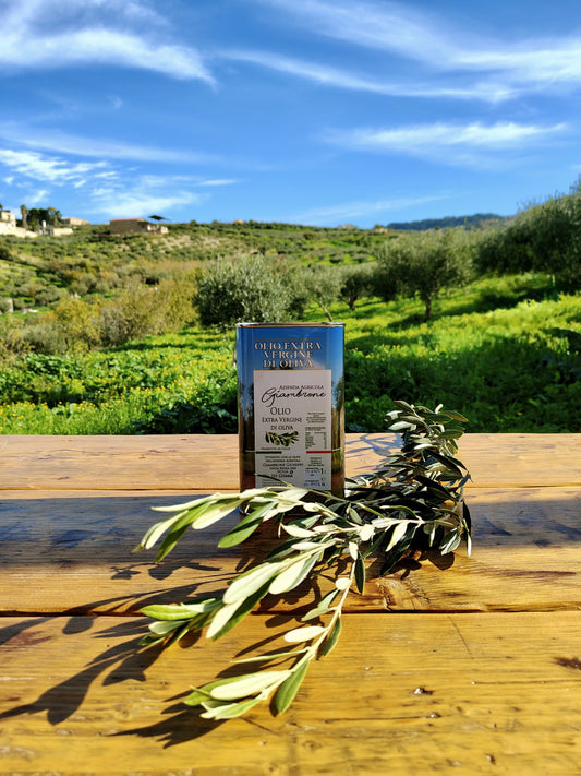 Organic Sicilian Extra Virgin Olive Oil — 1L Tin (2025 Harvest)