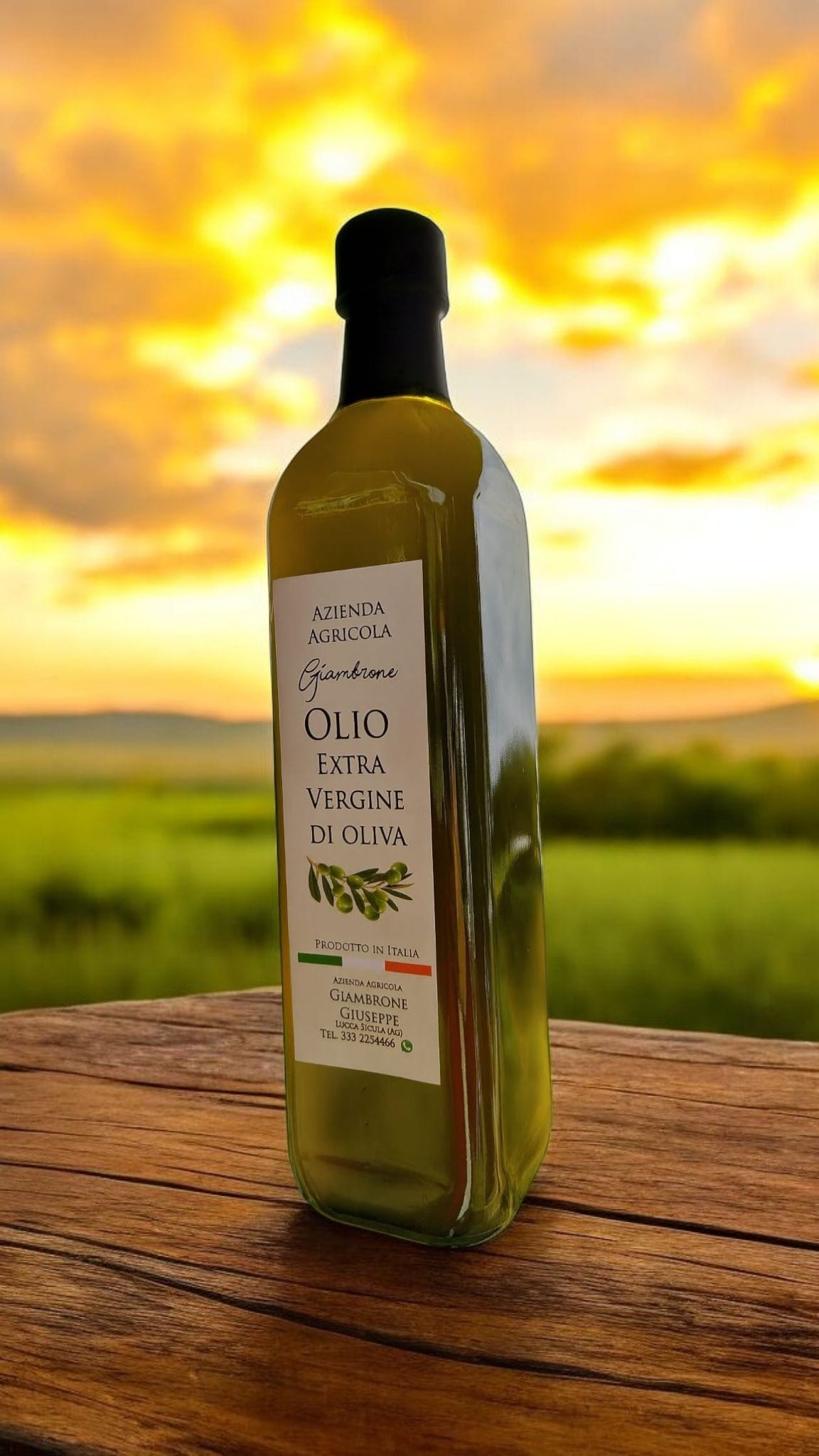 Organic Sicilian Extra Virgin Olive Oil — 750ml (2025 Harvest)