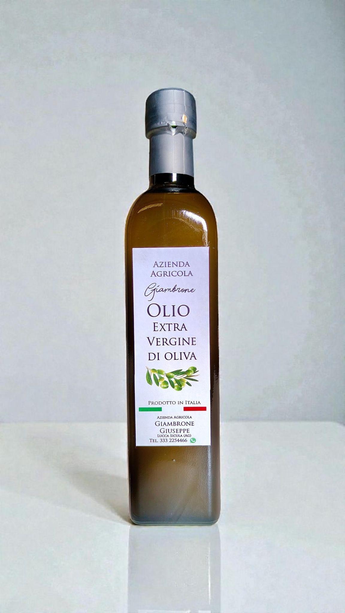 Organic Sicilian Extra Virgin Olive Oil — 500ml (2025 Harvest)