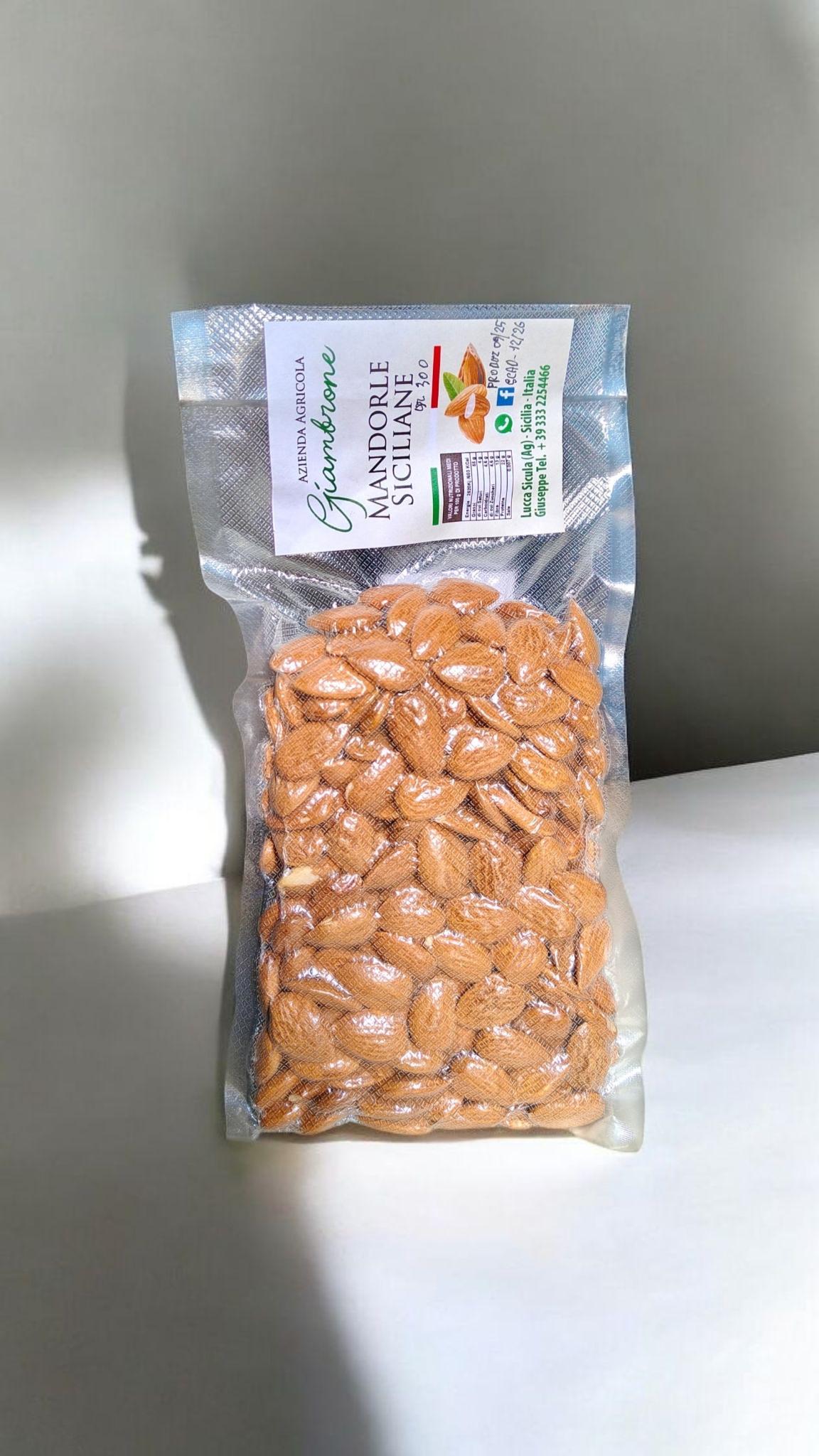 Sicilian Almonds — 300g (Naturally Grown - 2025 Harvest)